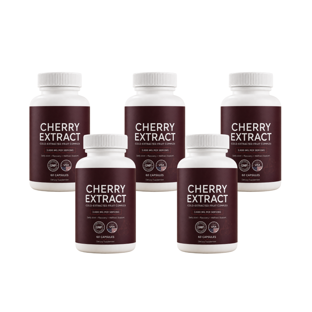 5 Pack | Cherry Extract Capsules