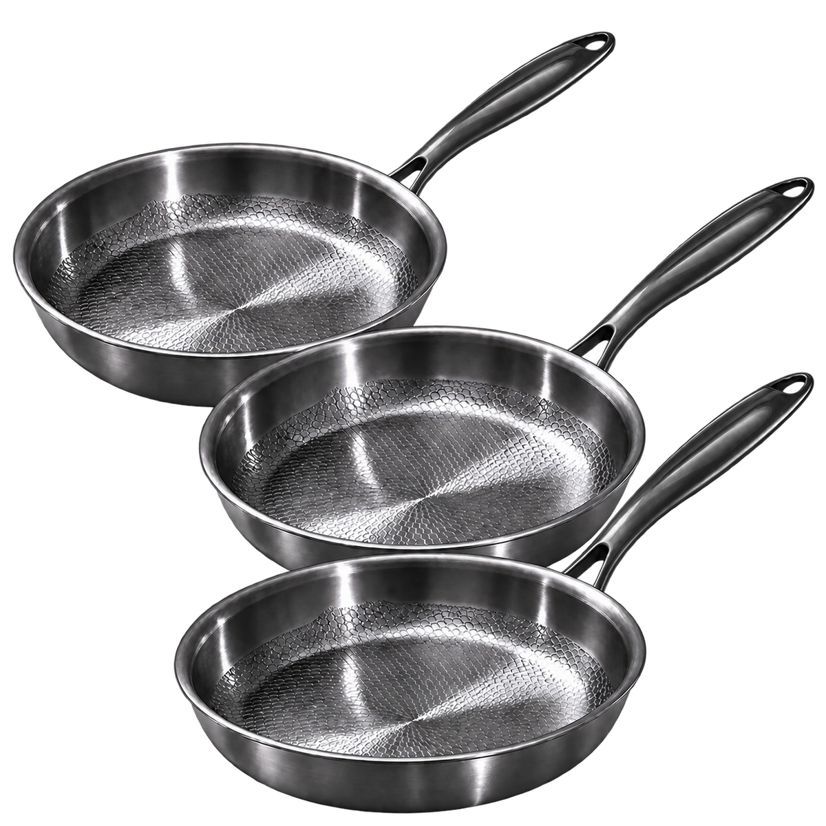 3x Titanium Classic Pan